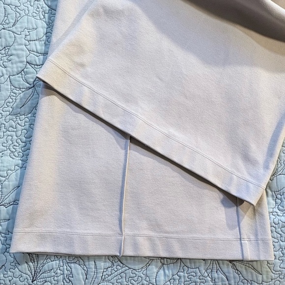 NWT Quince Ultra Stretch Ponte Super Wide Leg Pants Ecru Sz Medium🧡 - Picture 5 of 11